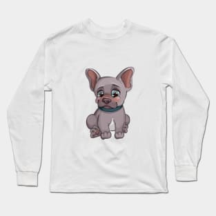Cute French bulldog puppy Long Sleeve T-Shirt